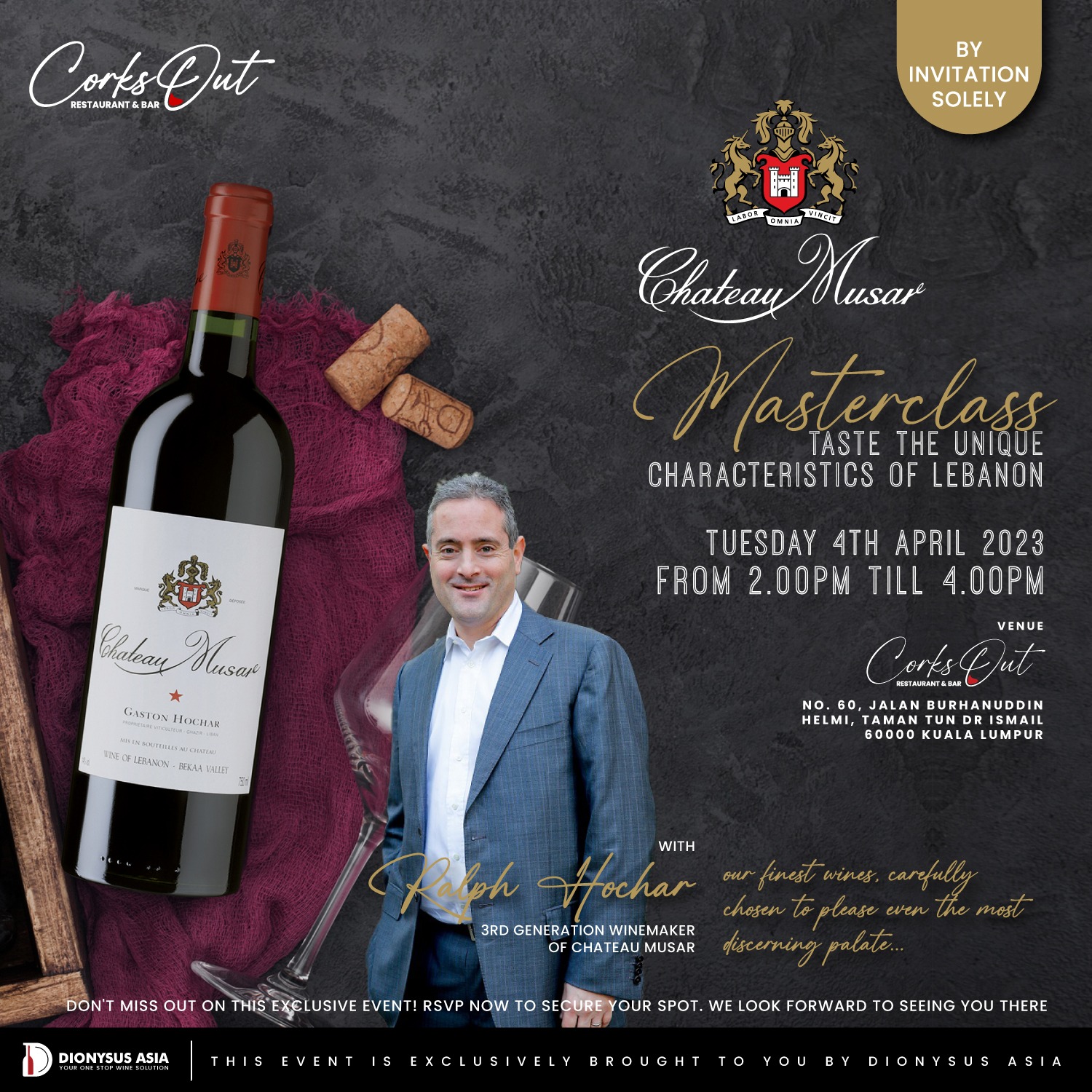 Chateau Musar Masterclass